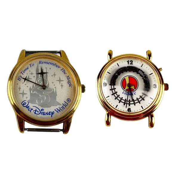 Disney Accessories Vintage Watch Lot Parts Repair Disney 25th